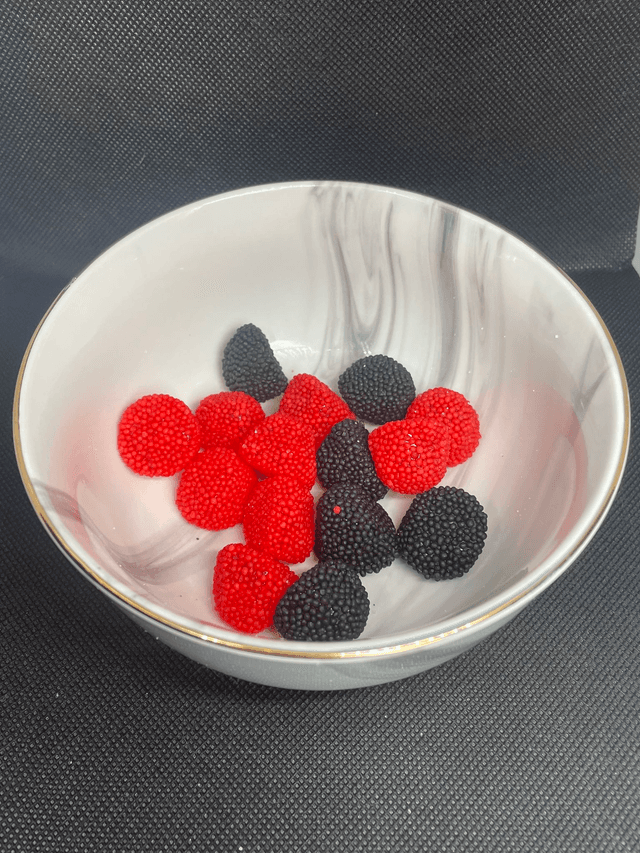 Mûre noir et rouge 
